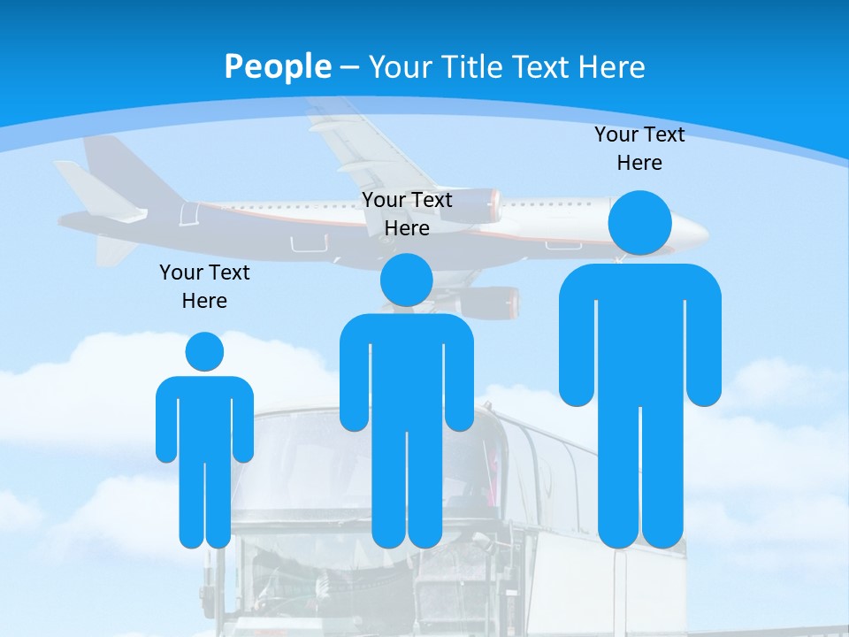 Transport Sign Red PowerPoint Template