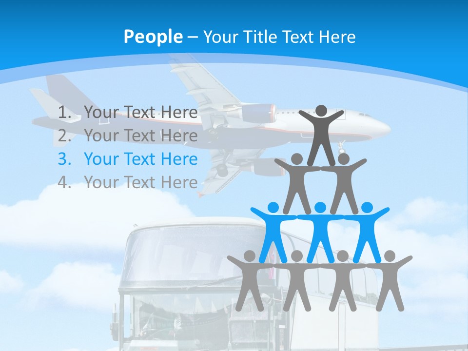 Transport Sign Red PowerPoint Template