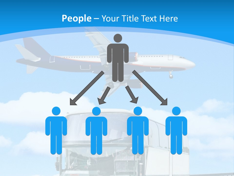 Transport Sign Red PowerPoint Template