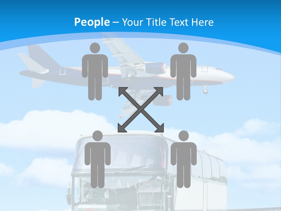 Transport Sign Red PowerPoint Template