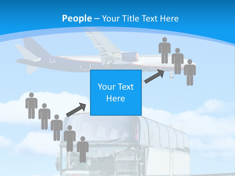 Transport Sign Red PowerPoint Template