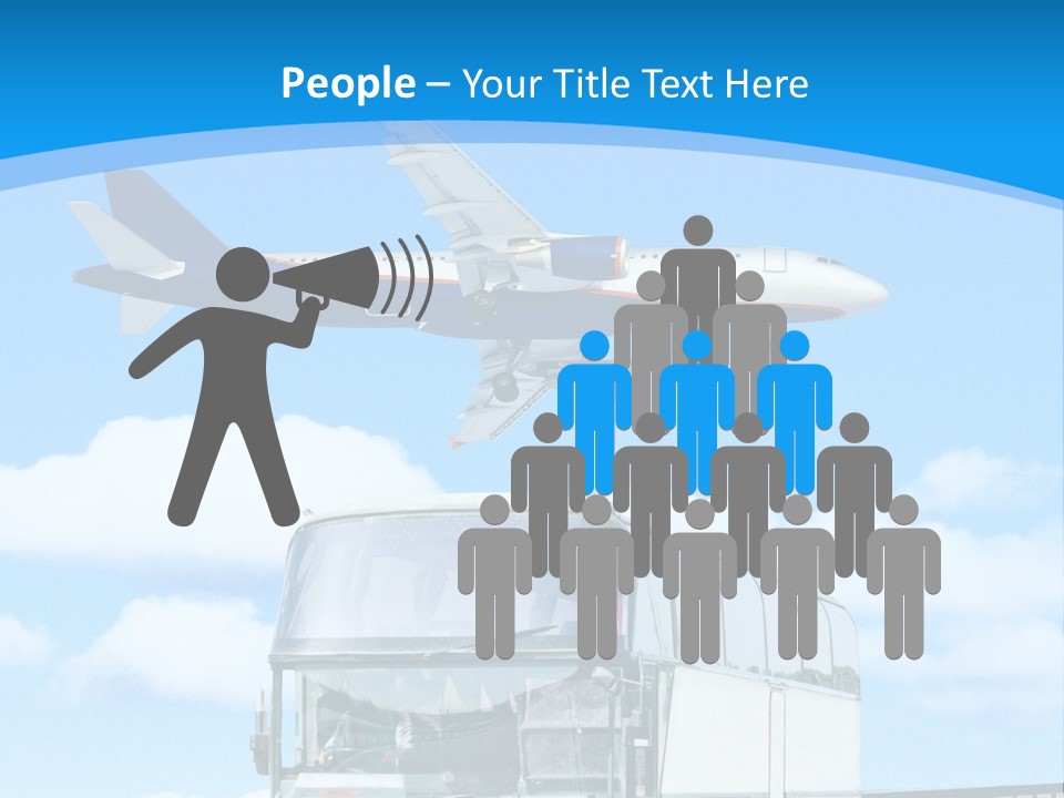 Transport Sign Red PowerPoint Template