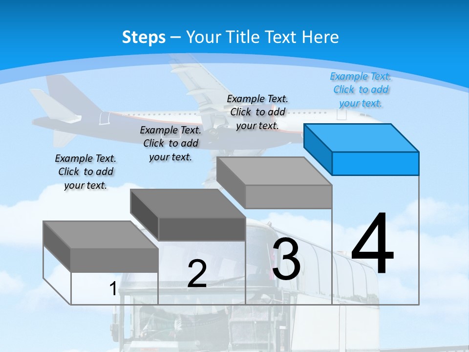 Transport Sign Red PowerPoint Template