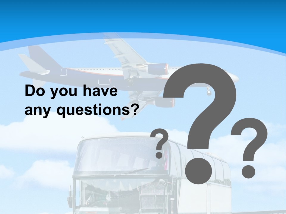 Transport Sign Red PowerPoint Template