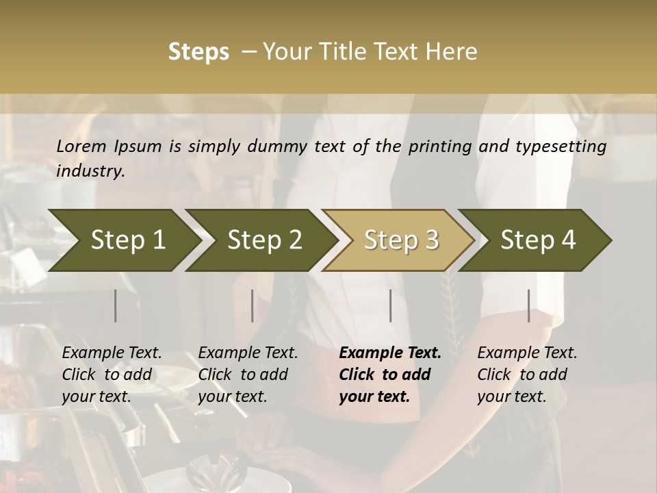Uniform Service Hospitality PowerPoint Template