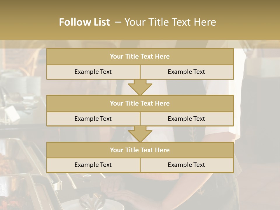Uniform Service Hospitality PowerPoint Template
