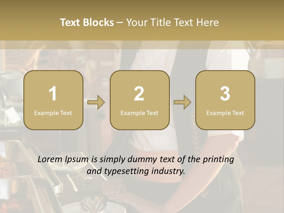 Uniform Service Hospitality PowerPoint Template