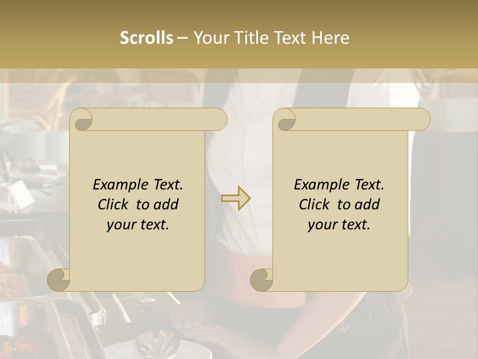 Uniform Service Hospitality PowerPoint Template