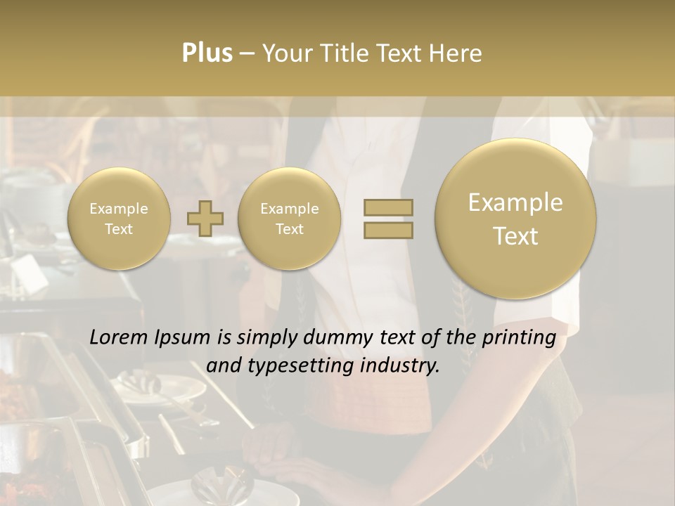 Uniform Service Hospitality PowerPoint Template