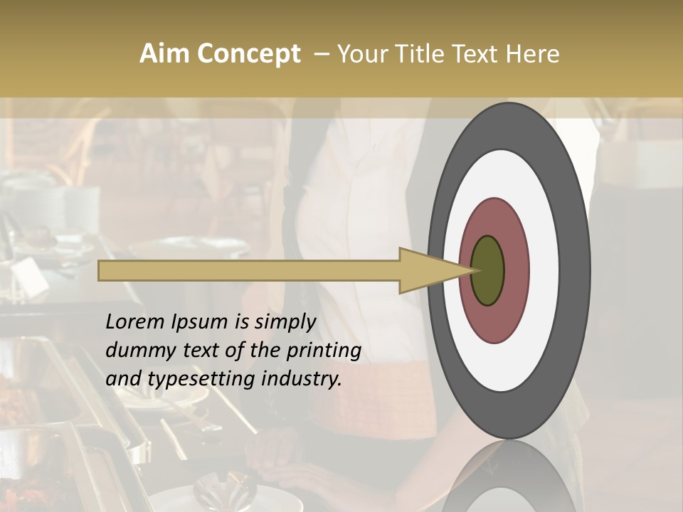 Uniform Service Hospitality PowerPoint Template