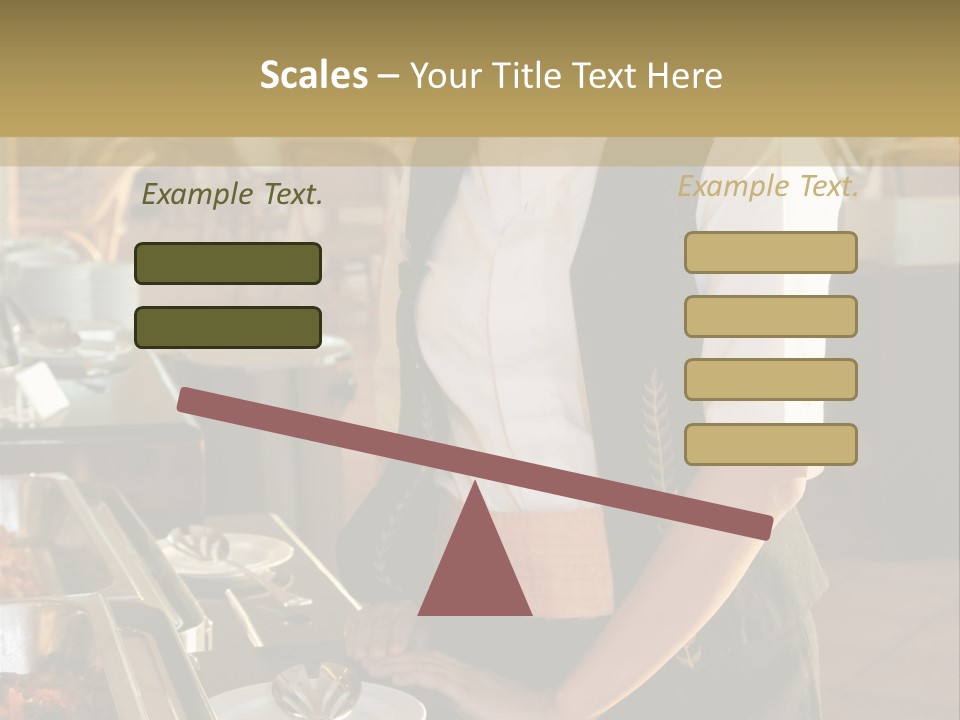 Uniform Service Hospitality PowerPoint Template
