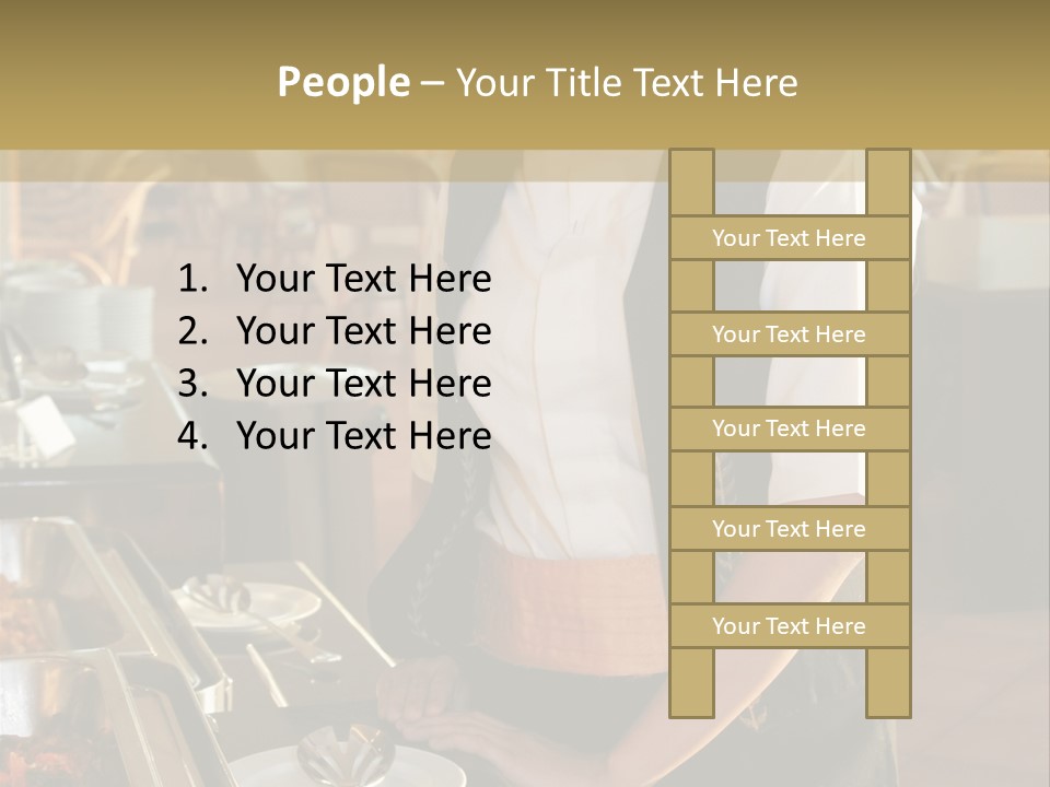 Uniform Service Hospitality PowerPoint Template