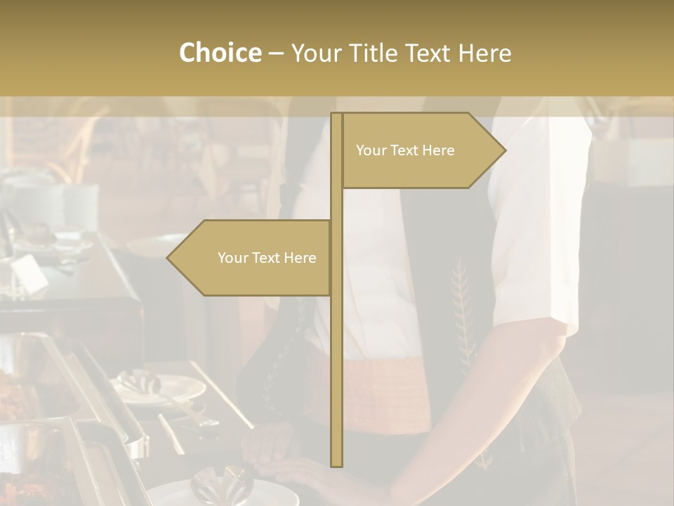 Uniform Service Hospitality PowerPoint Template