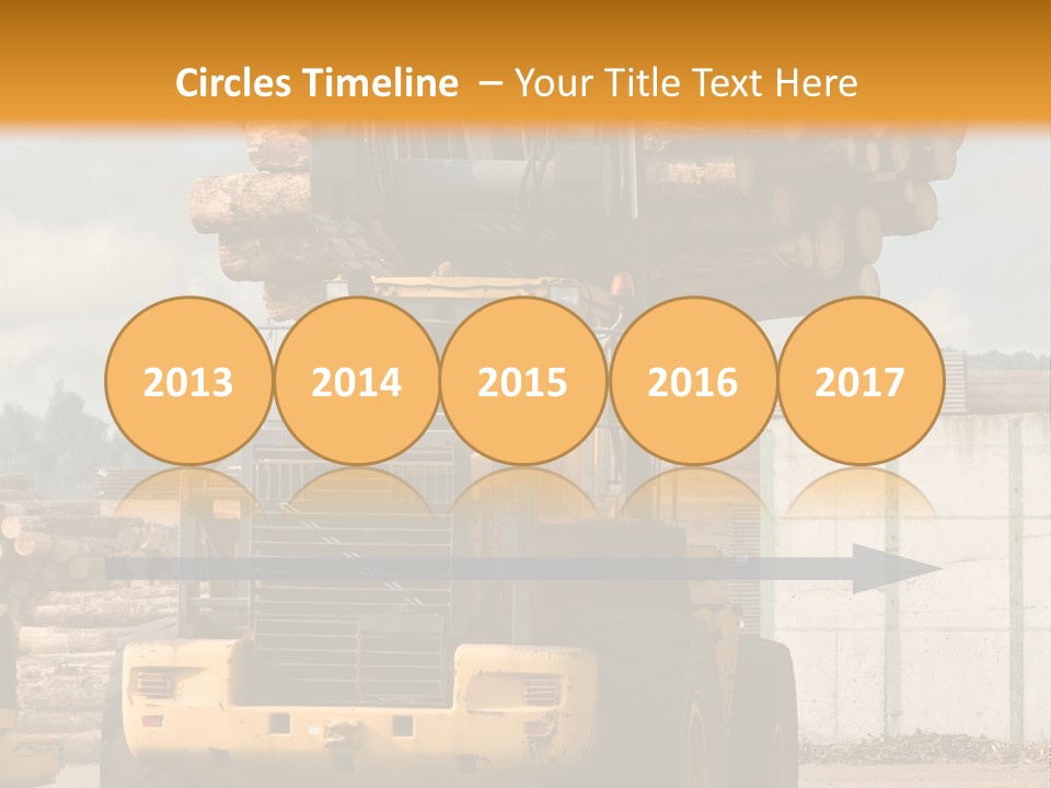 Gray Machine Sawmill PowerPoint Template