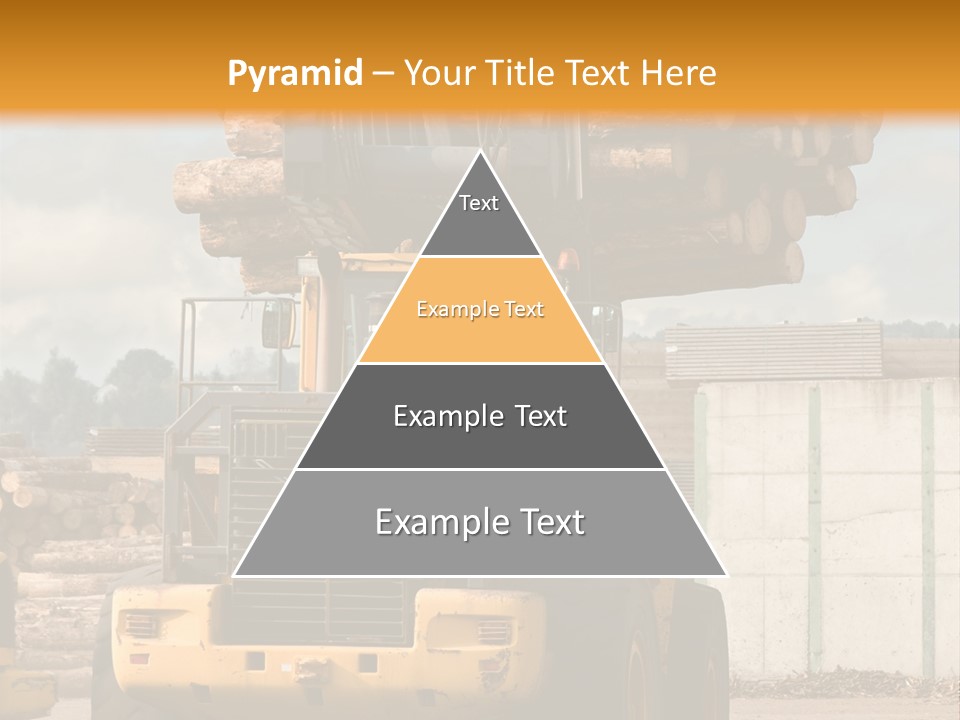 Gray Machine Sawmill PowerPoint Template