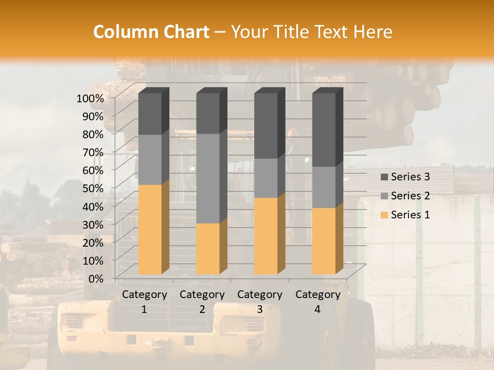 Gray Machine Sawmill PowerPoint Template