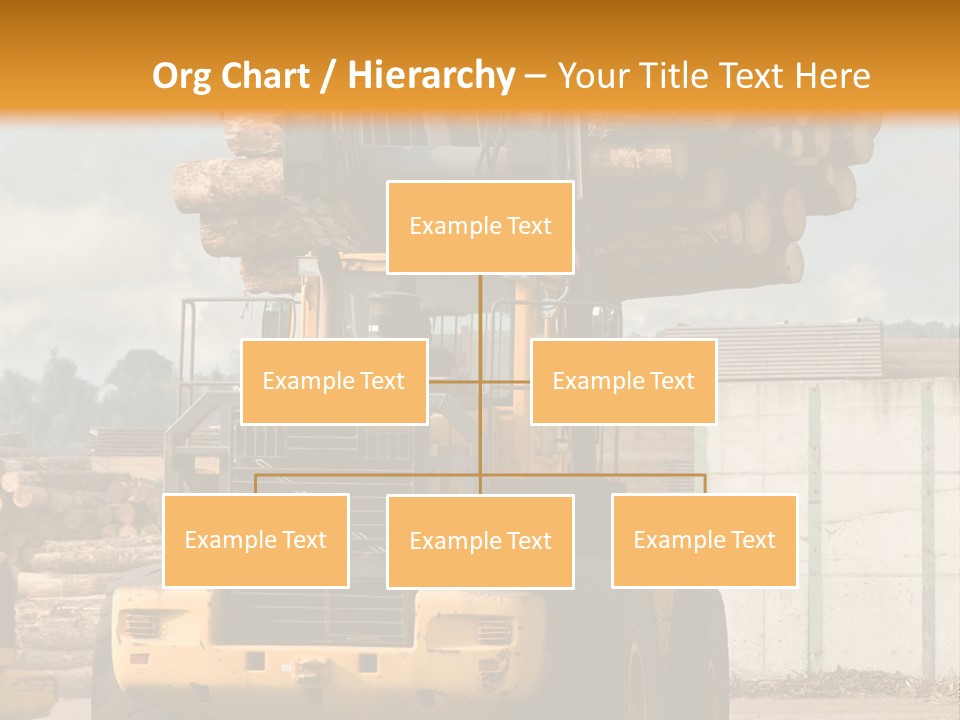 Gray Machine Sawmill PowerPoint Template