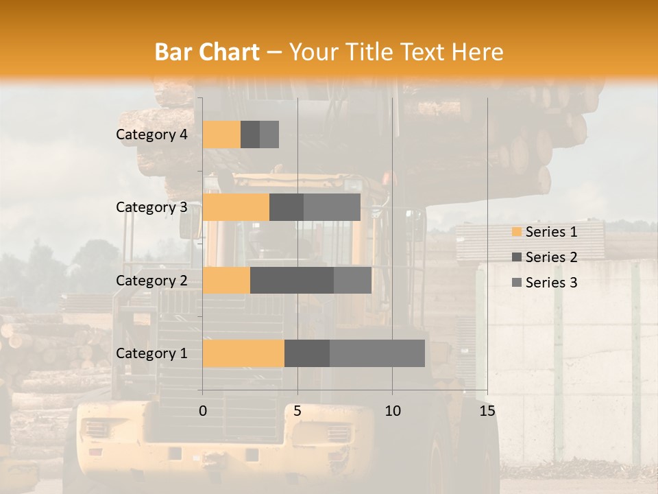 Gray Machine Sawmill PowerPoint Template