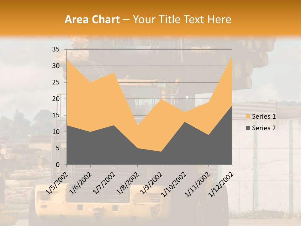 Gray Machine Sawmill PowerPoint Template