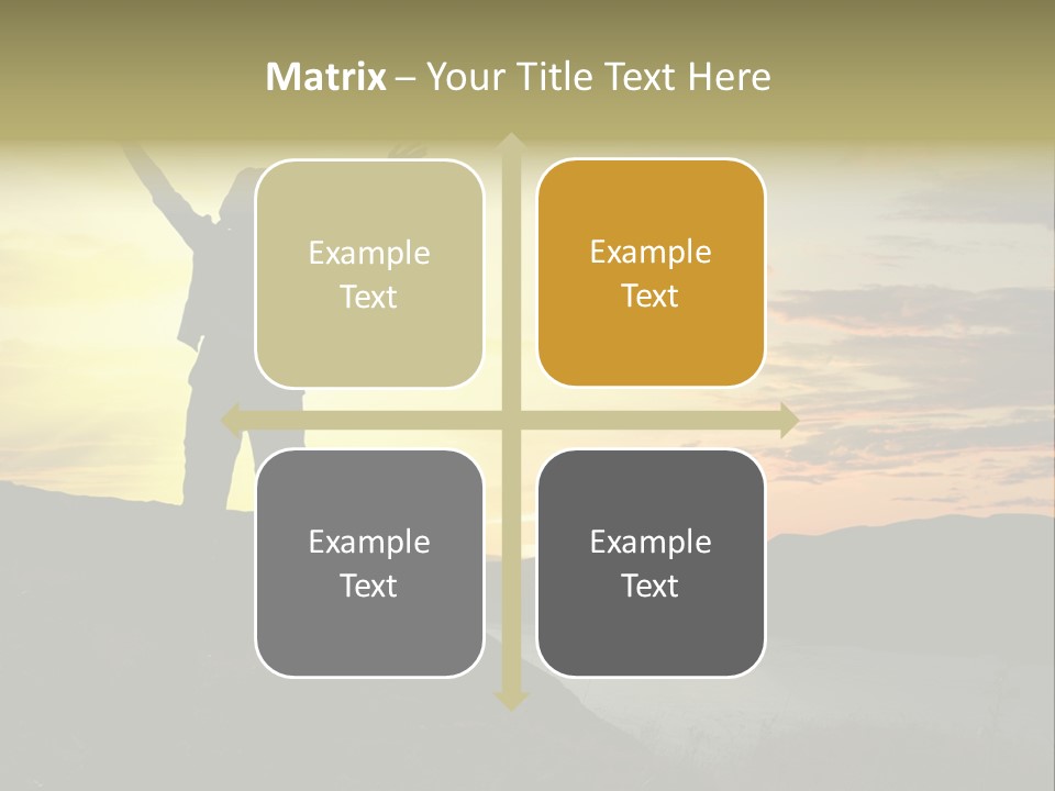 Positivity Sun Women PowerPoint Template