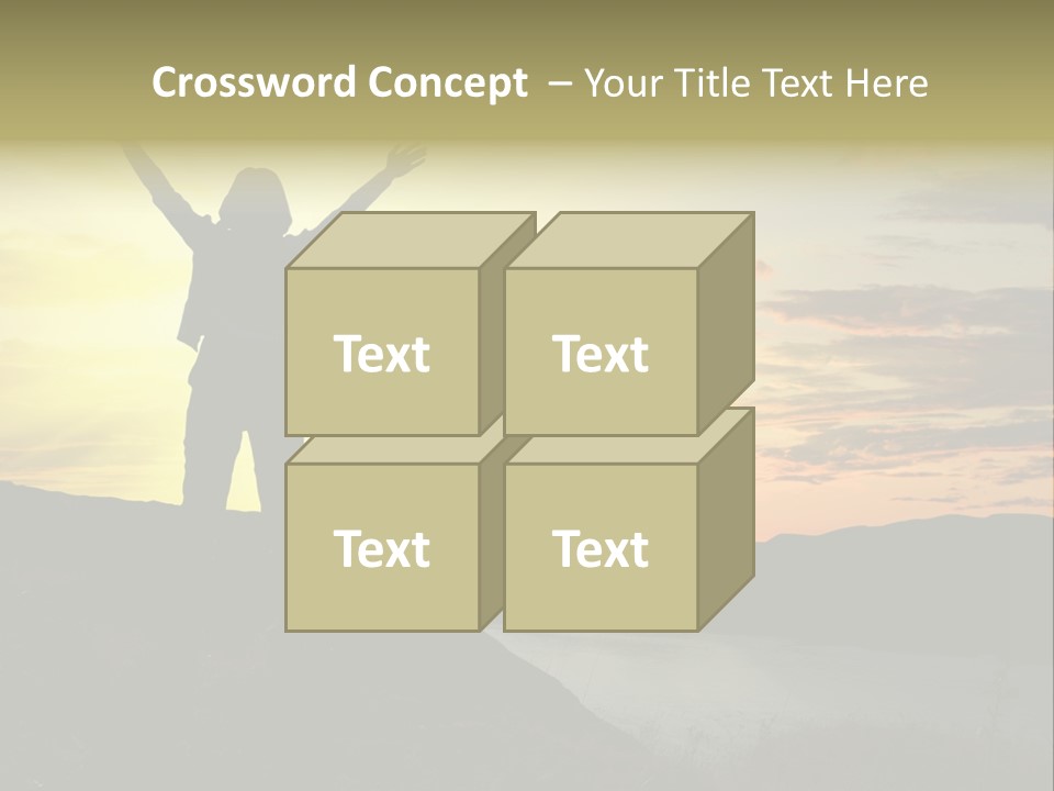 Positivity Sun Women PowerPoint Template