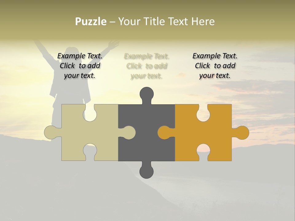 Positivity Sun Women PowerPoint Template