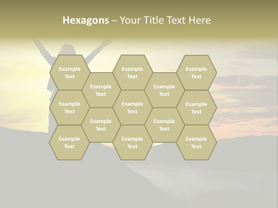 Positivity Sun Women PowerPoint Template