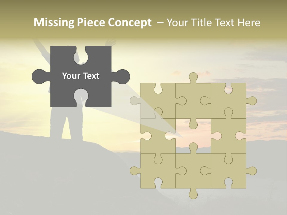 Positivity Sun Women PowerPoint Template