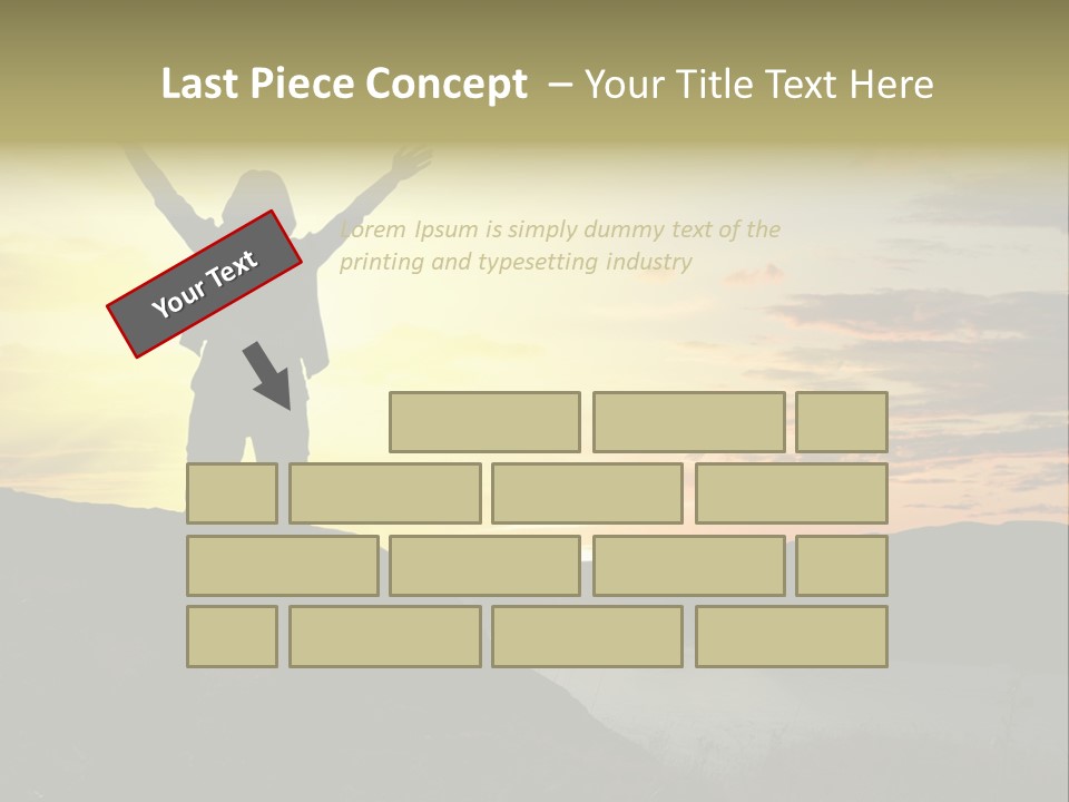 Positivity Sun Women PowerPoint Template