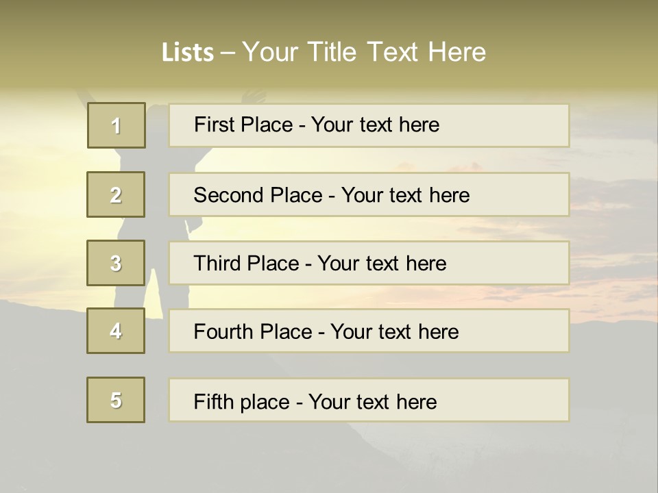 Positivity Sun Women PowerPoint Template
