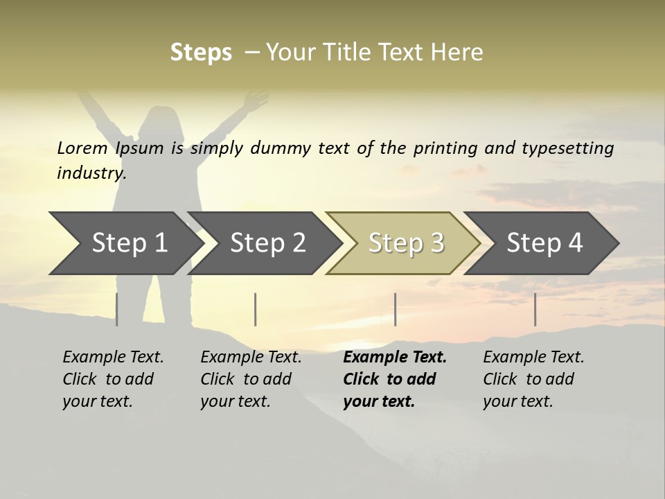 Positivity Sun Women PowerPoint Template