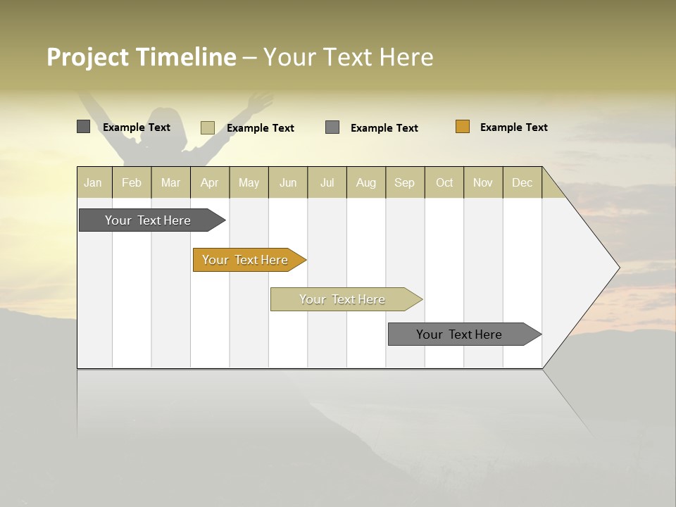 Positivity Sun Women PowerPoint Template