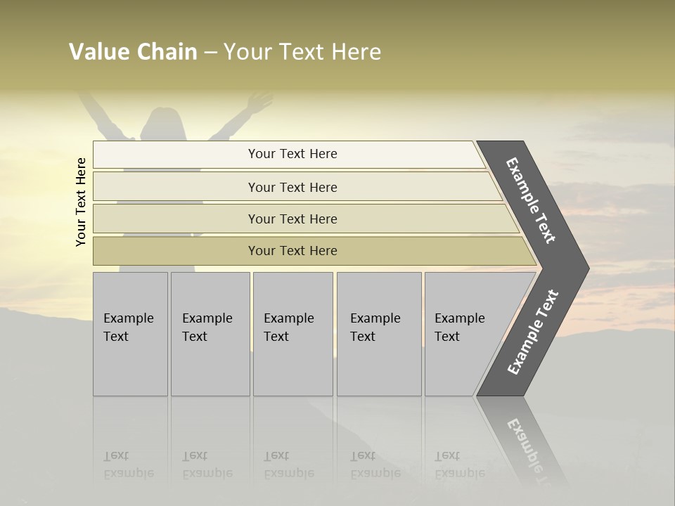 Positivity Sun Women PowerPoint Template