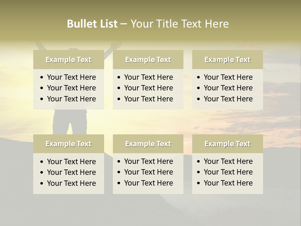 Positivity Sun Women PowerPoint Template