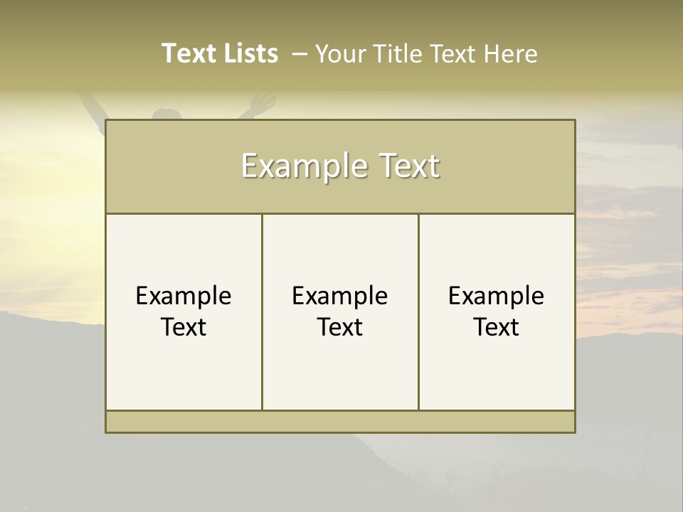 Positivity Sun Women PowerPoint Template