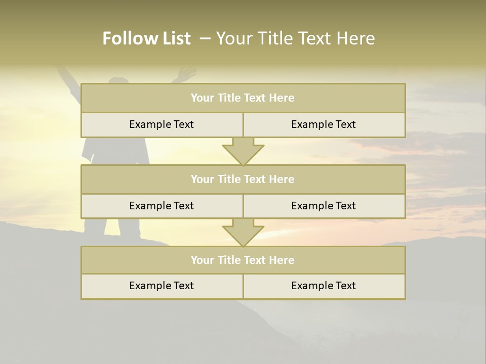 Positivity Sun Women PowerPoint Template