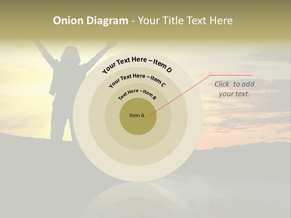 Positivity Sun Women PowerPoint Template