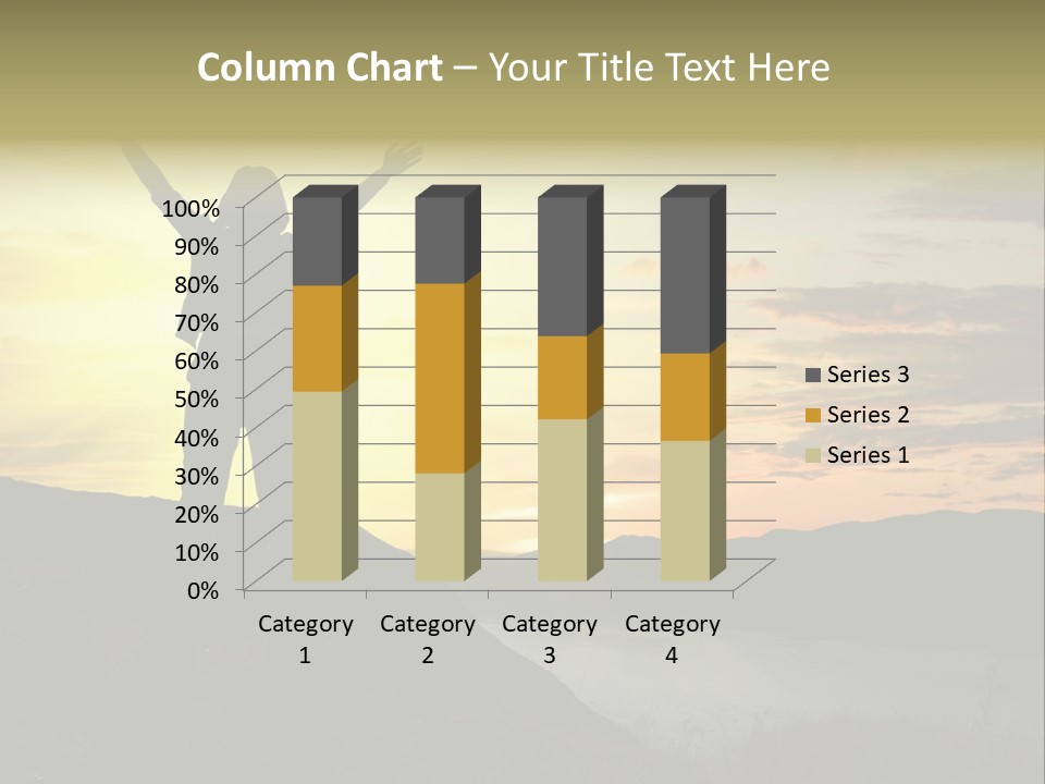 Positivity Sun Women PowerPoint Template