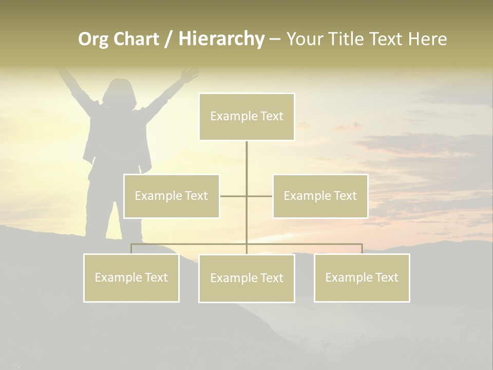 Positivity Sun Women PowerPoint Template