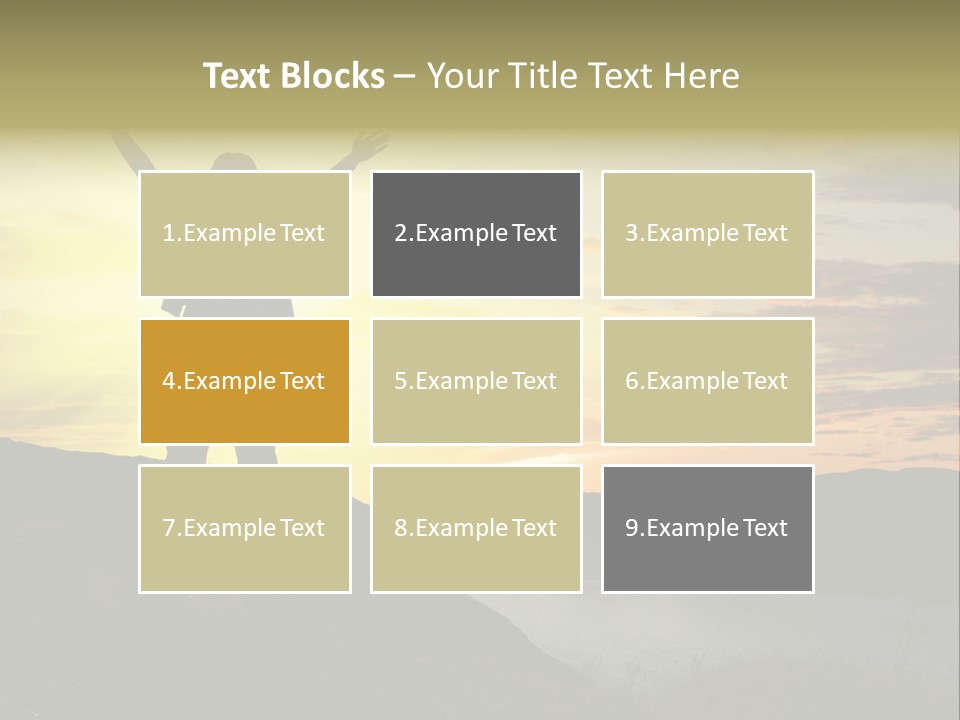 Positivity Sun Women PowerPoint Template