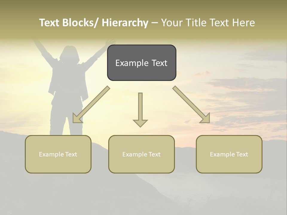 Positivity Sun Women PowerPoint Template