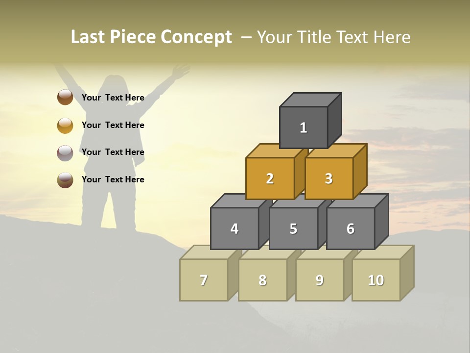 Positivity Sun Women PowerPoint Template