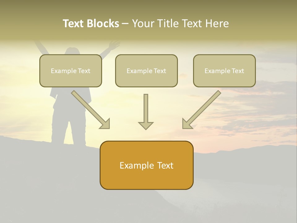 Positivity Sun Women PowerPoint Template