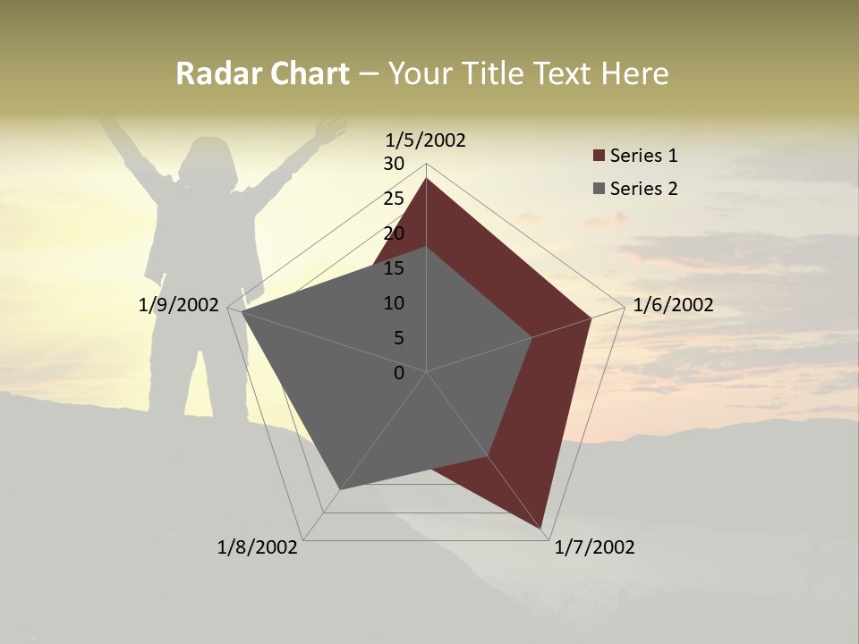 Positivity Sun Women PowerPoint Template