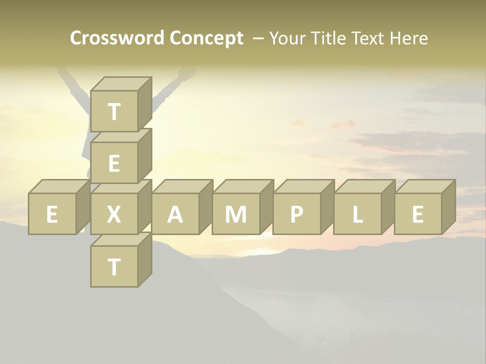 Positivity Sun Women PowerPoint Template