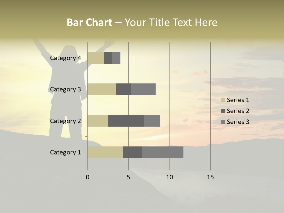 Positivity Sun Women PowerPoint Template