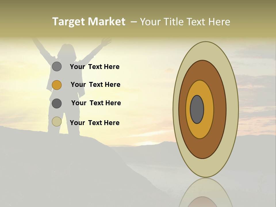 Positivity Sun Women PowerPoint Template