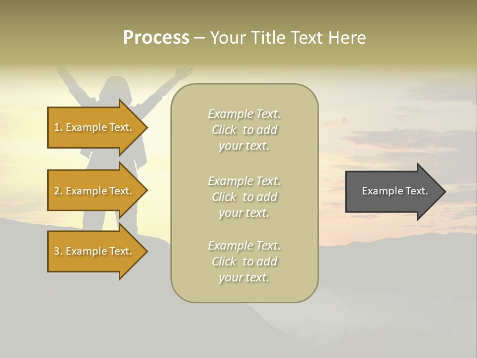 Positivity Sun Women PowerPoint Template