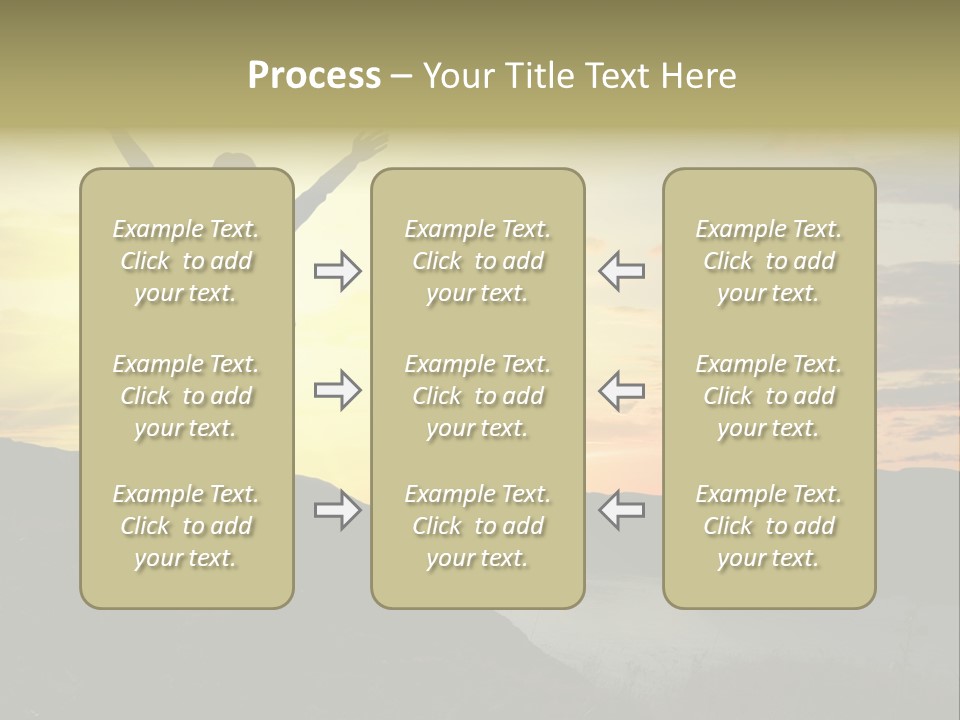 Positivity Sun Women PowerPoint Template
