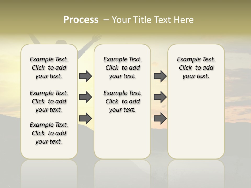 Positivity Sun Women PowerPoint Template